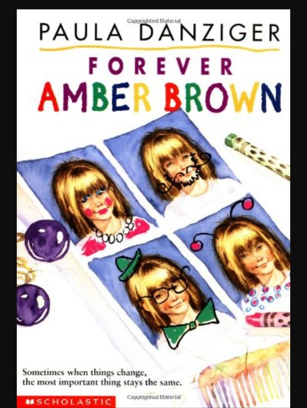 Forever Amber Brown by Paula Danziger Scholastic Paperback